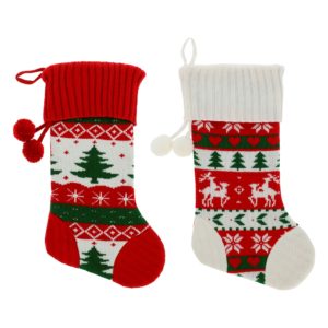 decoración navideña en el hogar calcetín