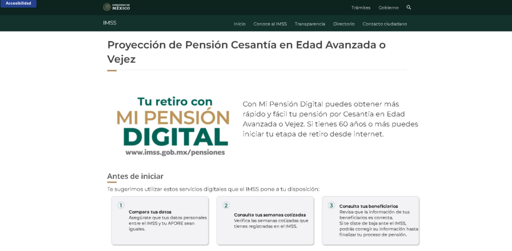 portal mi pensión digital imss